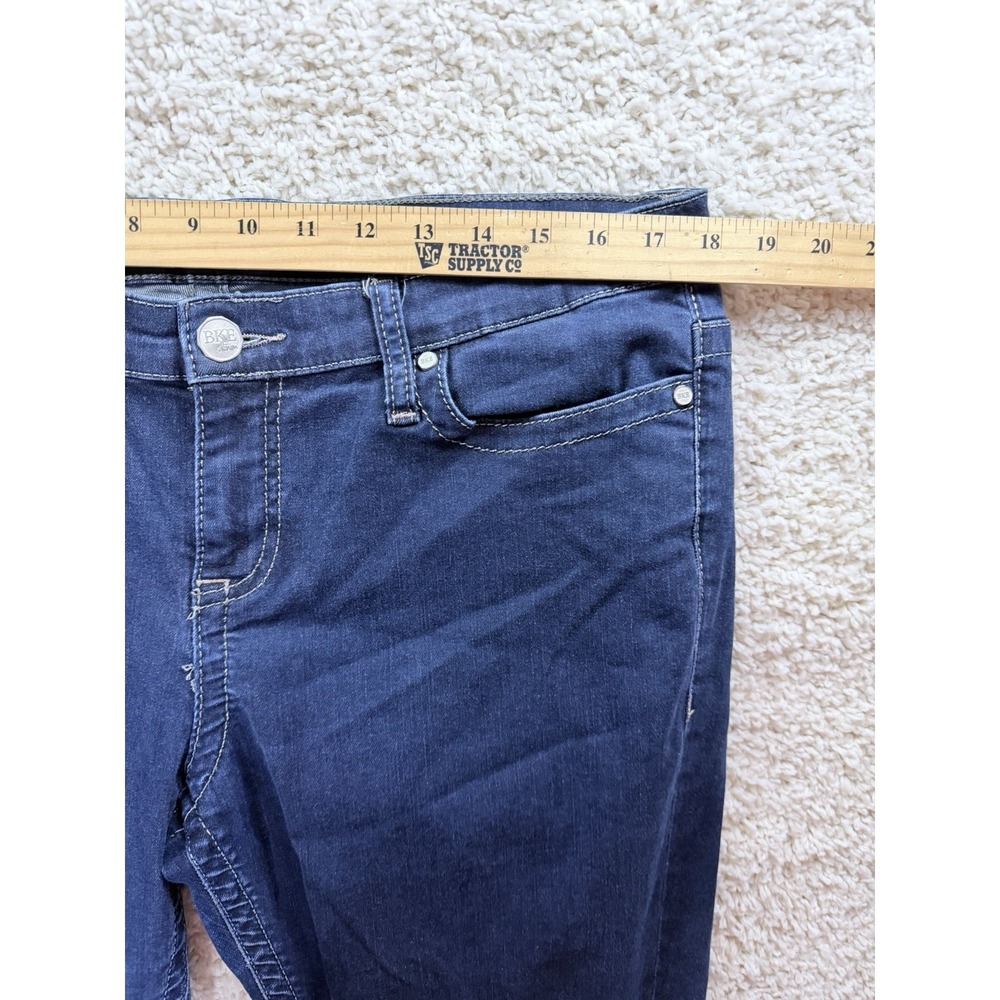 BKE Payton Bootcut Jeans Womens 33 Dark Wash Embroidered Pockets 33x33.5 Lot 2 - Picture 7 of 16